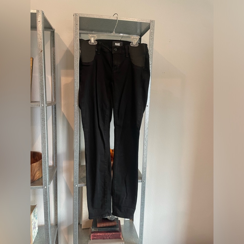 PAIGE black maternity jeans